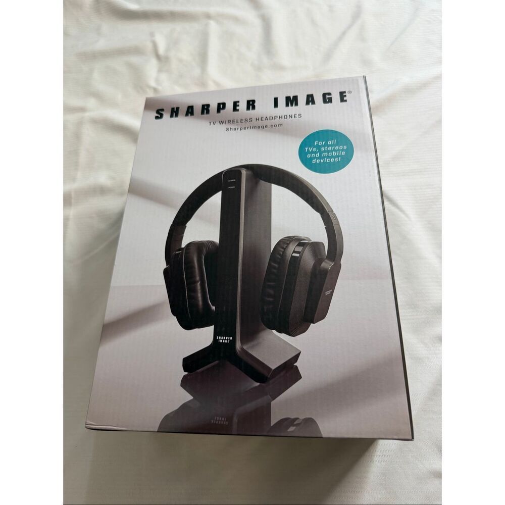 Sharper Image TV Wireless Headphones Sealed In Box